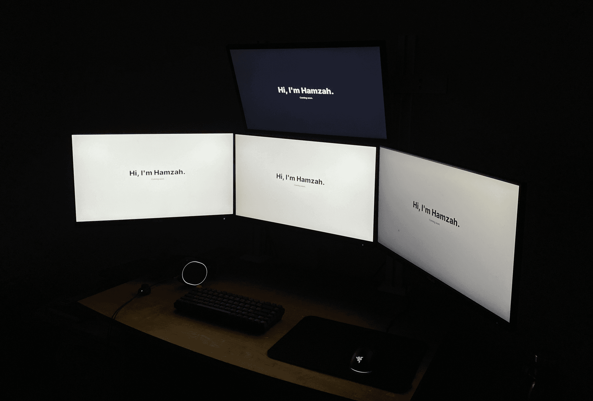 Portfolio website screenshot